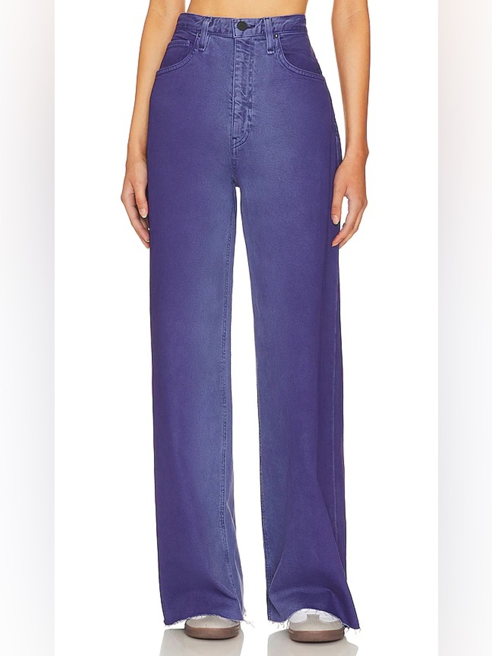 Hudson Jeans James High Rise Wide Leg in Deep Wisteria